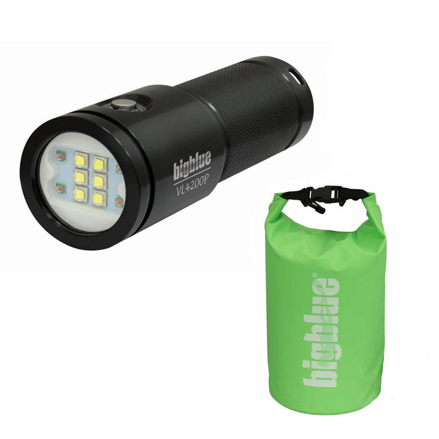 BigBlue 4200 Lumen Video Light - Glossy Black-