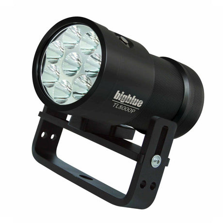 BigBlue 8000 Lumen Narrow Beam Technical Light - Black-