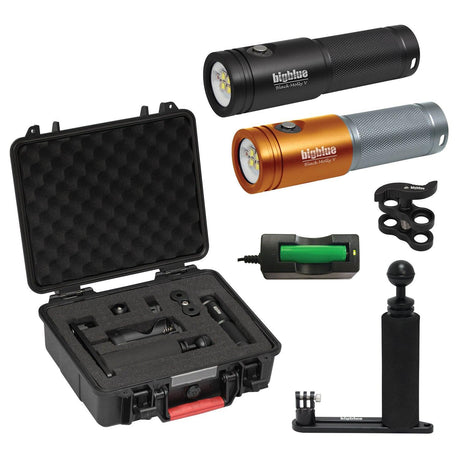 BigBlue AL2600XWP-II Orange & SingleArm Tray with Hard Case-