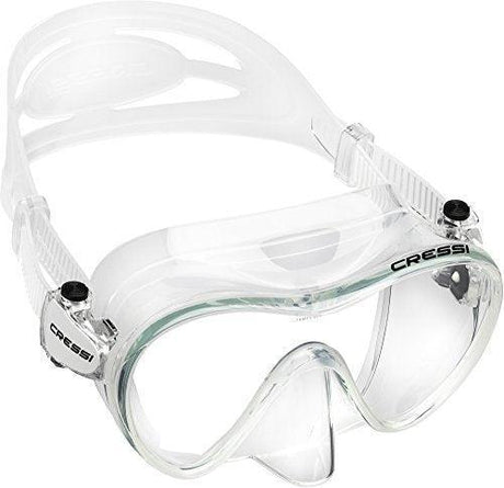 Cressi F1 Frameless Mask, Clear-