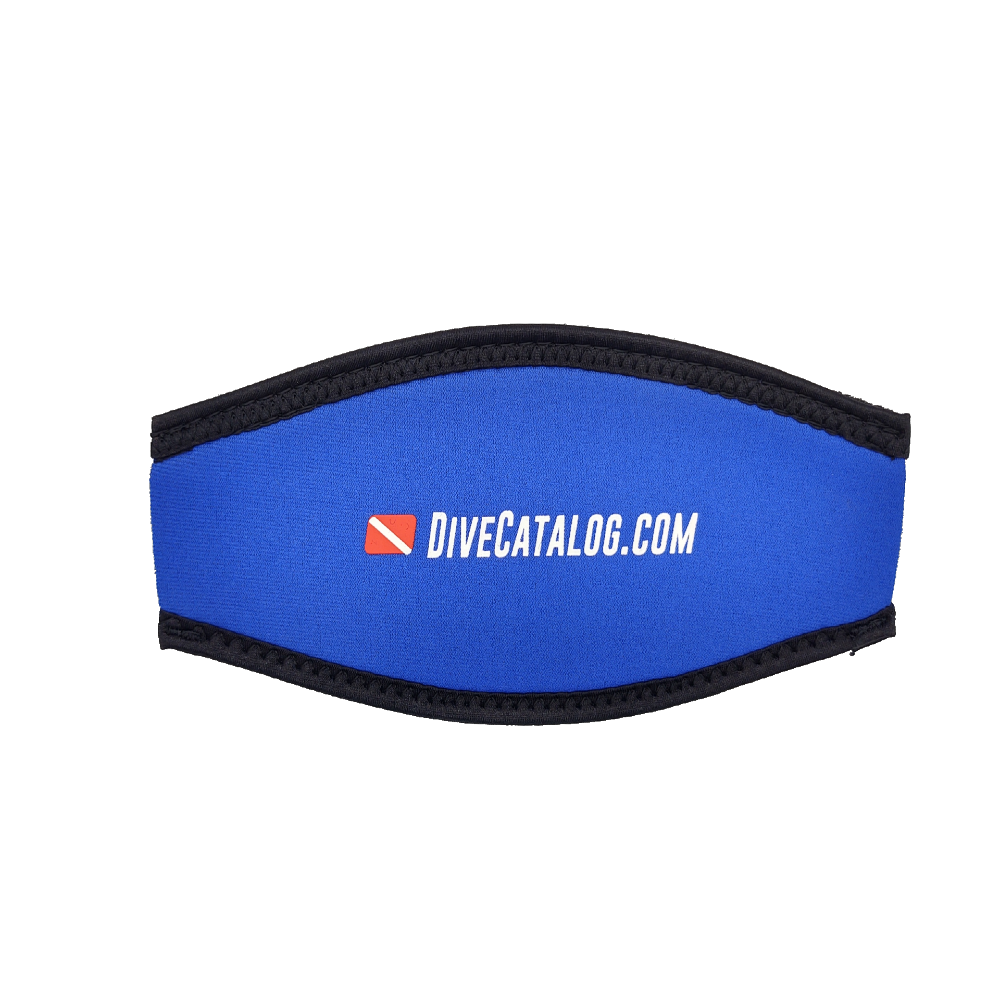 DiveCatalog Neoprene Mask Strap Cover-Blue-
