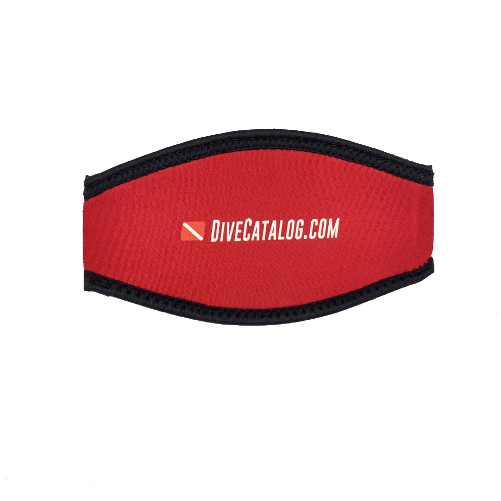 DiveCatalog Neoprene Mask Strap Cover-Red-