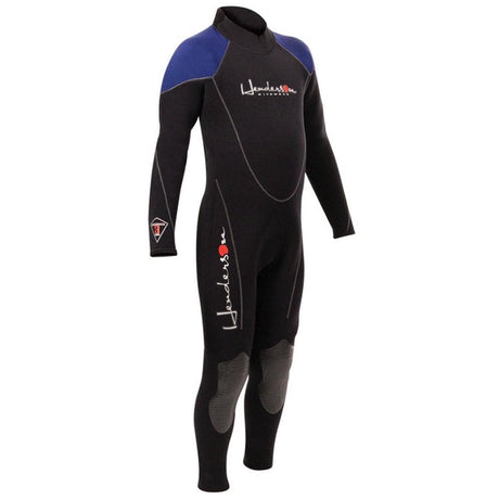 Henderson 3mm Thermoprene Child Jumpsuit-Black/Blue-6-