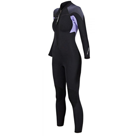 Henderson 3mm Thermoprene Pro FZ Jump Womens-Black/Lavender-10-