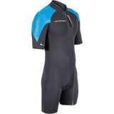Henderson 3mm Thermoprene Pro FZ Shorty Mens-Black/Blue-3XL-