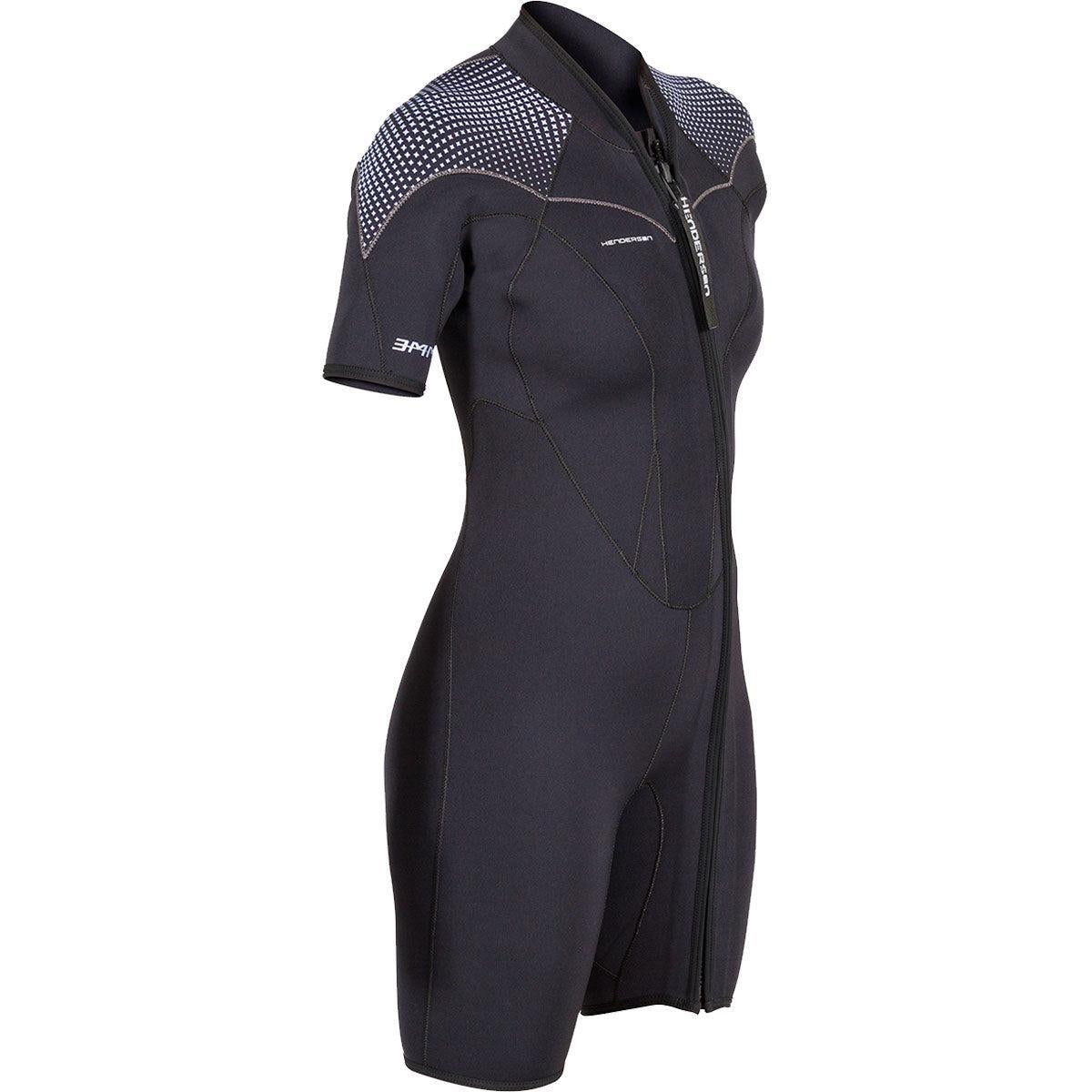 Henderson 3mm Thermoprene Pro FZ Shorty Womens-Black/Lavender-10-