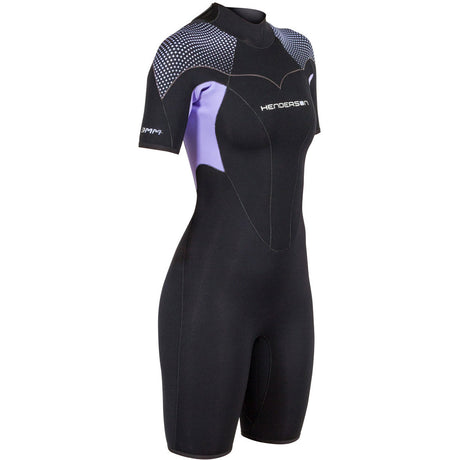 Henderson 3mm Thermoprene Pro Shorty Womens-Black/Lavender-10-