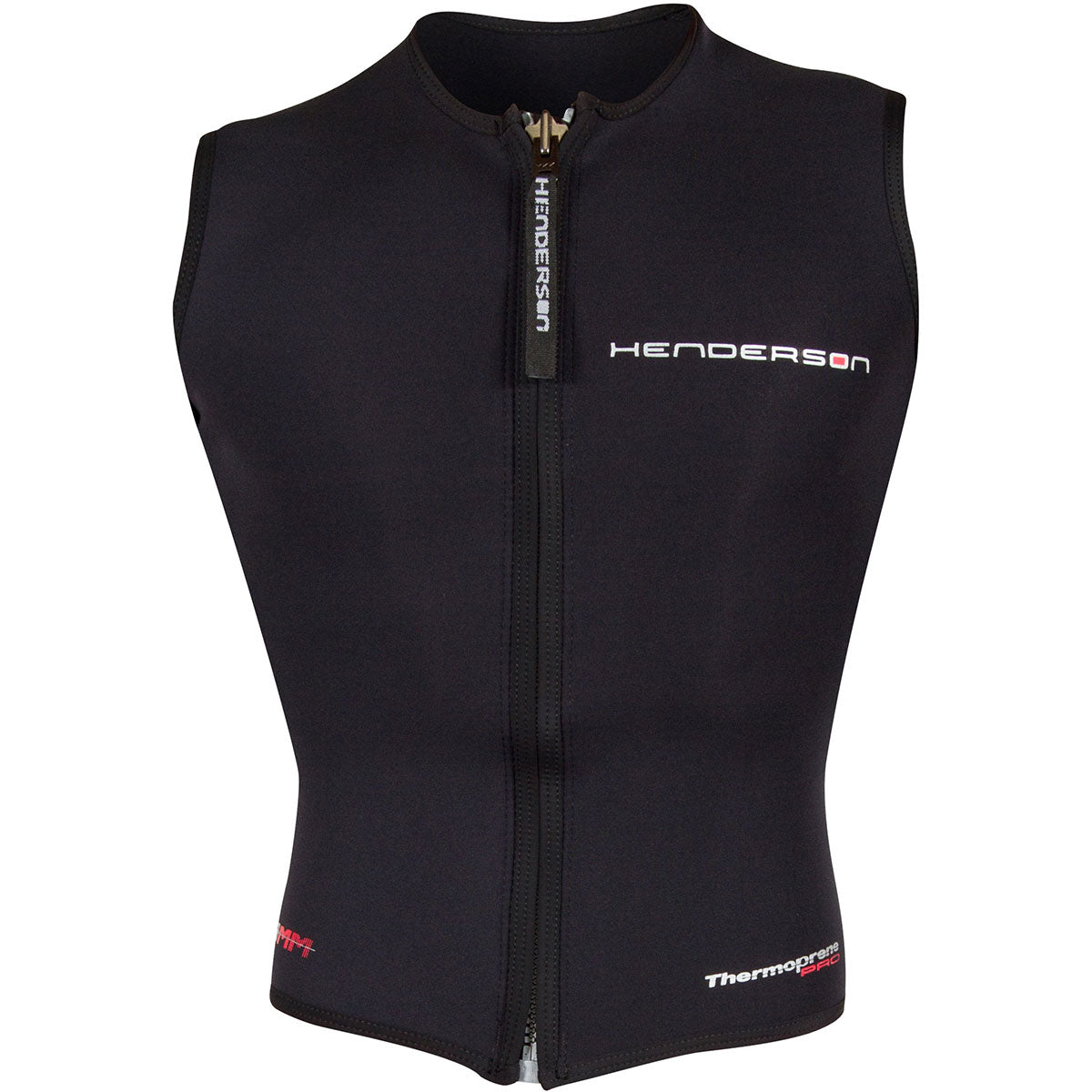Henderson 3mm Thermoprene Pro Zip Vest Mens-Black-3XL-