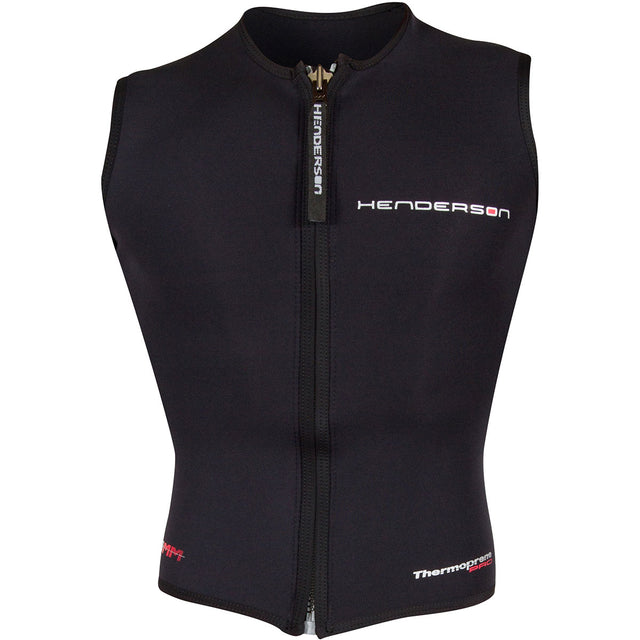 Henderson 3mm Thermoprene Pro Zip Vest Mens-Black-3XL-