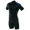 Henderson 3mm Thermoprene SS FZ Shorty Mens-Black/Blue-3XL-