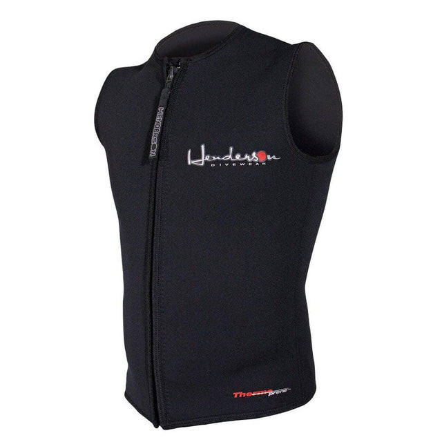 Henderson 3mm Thermoprene Zippered Vest Mens-Black-3XL-