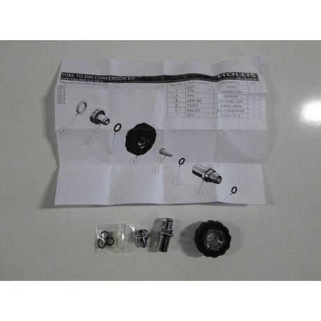 Hollis DIN Conversion Kit Dive Regulator Accessory-