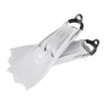 Hollis F1 LT Vented Blade Open Heel Scuba Diving Fin-WHITE