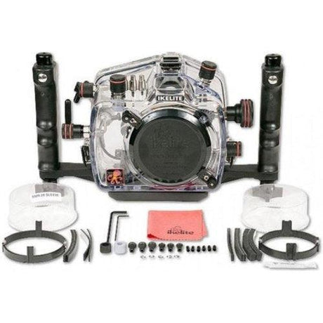 Ikelite 6871.02 Underwater Camera Housing with E-TTL for Canon Digital EOS 5D Mark II Camera, Clear Molded-