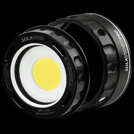 Light & Motion Underwater Head - Flat Port, 90+ CRI-