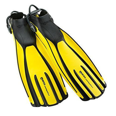 Mares Avanti Quattro Plus Open Heel Bungee Strap Dive Fin-Yellow