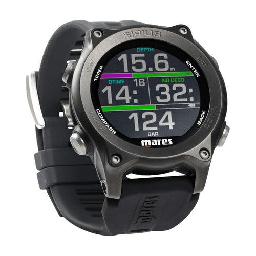 Mares Dive Computer Sirius Black/Black-