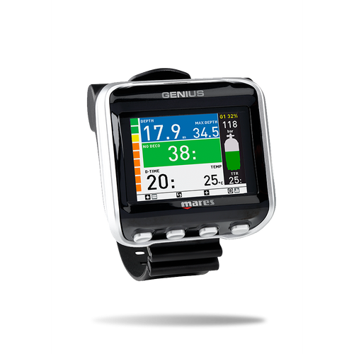 MARES GENIUS COMPUTER BLACK/BLACK-