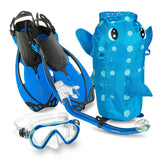 Mares Sea Pals Jr Dry Set-Puffer Blue