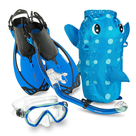 Mares Sea Pals Jr Dry Set-Puffer Blue