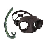 Mares Viper Mask and Dual Snorkel Combo-Brown-Green-