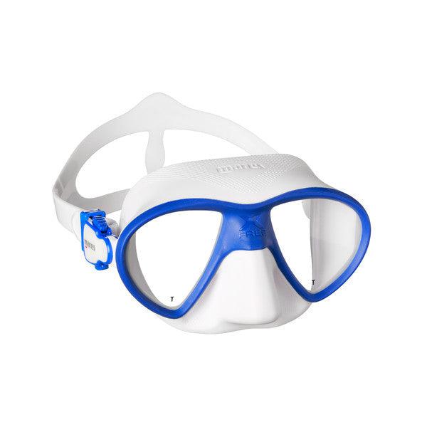 Mares X-Free Dive Mask-Blue/White