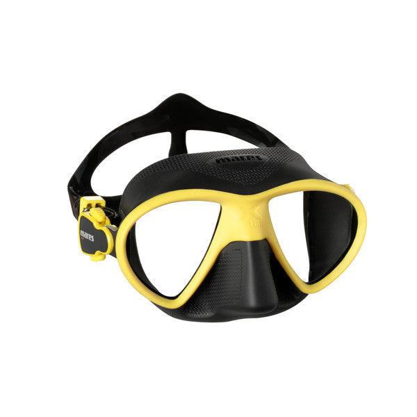 Mares X-Free Dive Mask-Yellow/Black