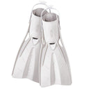 Oceanic Accel Open Heel Scuba Diving Fins-WHITE