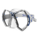 Oceanic Cyanea Dual Lens Dive Mask-CLEAR/BLUE