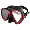 Oceanic Duo Dual Lens Dive Mask-BK/RED