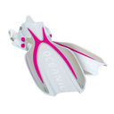 Oceanic Manta Ray Open Heel Scuba Diving Fins-PINK/WHITE