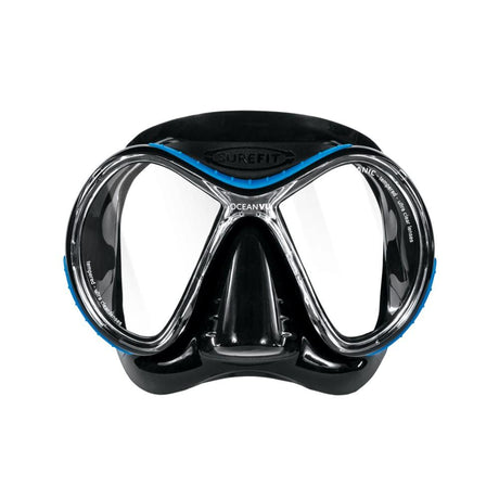 Oceanic OceanVu Lightweight Dive Mask-BLACK/BLUE