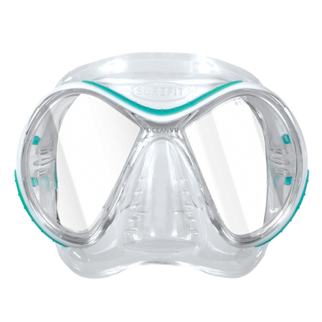 Oceanic OceanVu Lightweight Dive Mask-CLEAR/AQUA