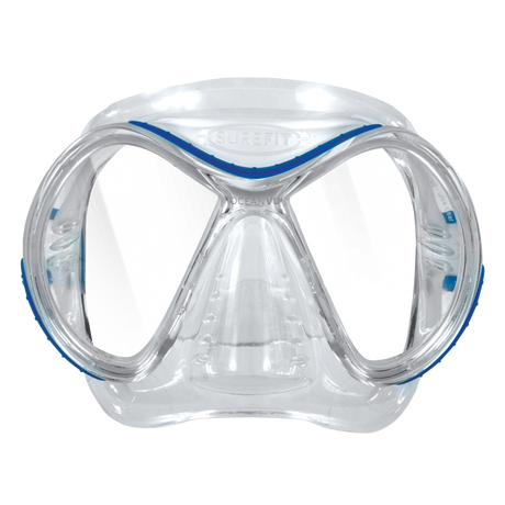 Oceanic OceanVu Lightweight Dive Mask-CLEAR/BLUE