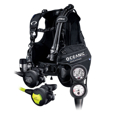 Oceanic Open Water Package with OceanPro BCD W/QLR4, Veo 4.0, Alpha 10 + CDX and Octopus