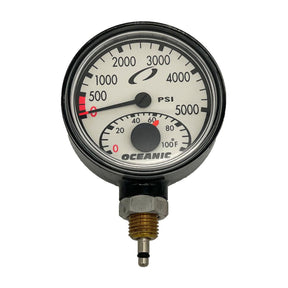 Oceanic SPG Slimeline Pressure Gauge for Oil-filled Depth Gauge Combo-