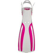Oceanic Viper 2 Open Heel Scuba Diving Fins-WHITE/PINK