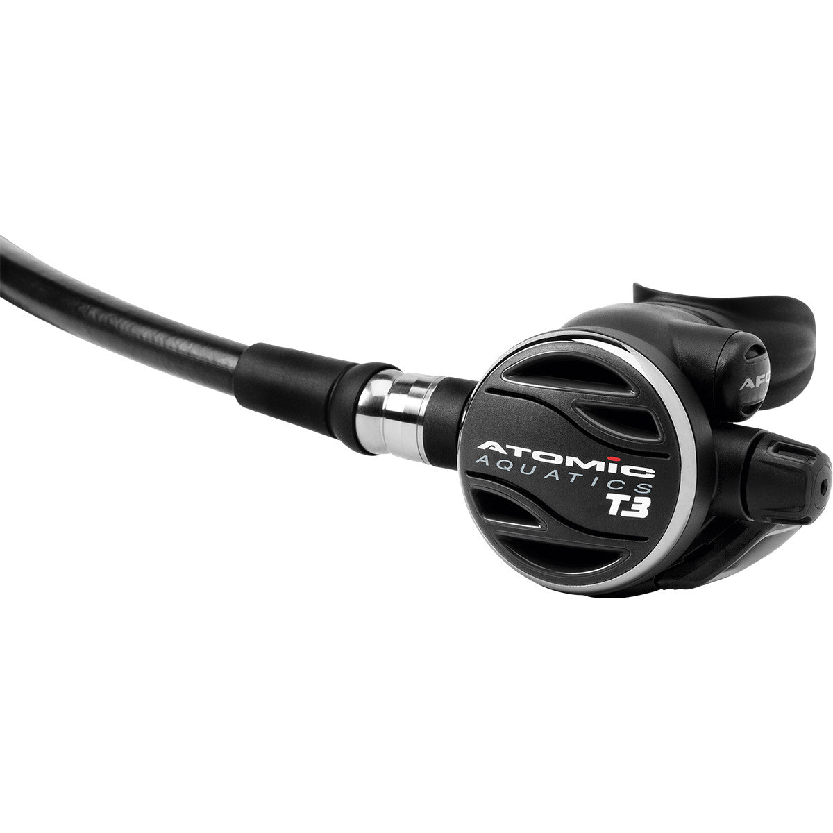 Atomic Aquatics T3 Second Stage only, 32" hose, Gray-