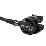 Atomic Aquatics Z3 Second Stage only, 32" hose, Black-