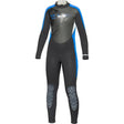 Open Box Bare 3/2mm Manta Full Wetsuit, Youth-Blue-06-