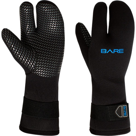 Open Box Bare 7mm Dive Gloves-Black-S-
