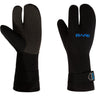 Open Box Bare 7mm K-Palm Dive Gloves-Black-M-