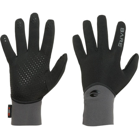 Open Box Bare EXOWEAR Gloves Unisex-Black-2XS-