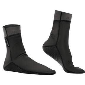 Open Box Bare EXOWEAR Socks Unisex-Black-2XS/XS-