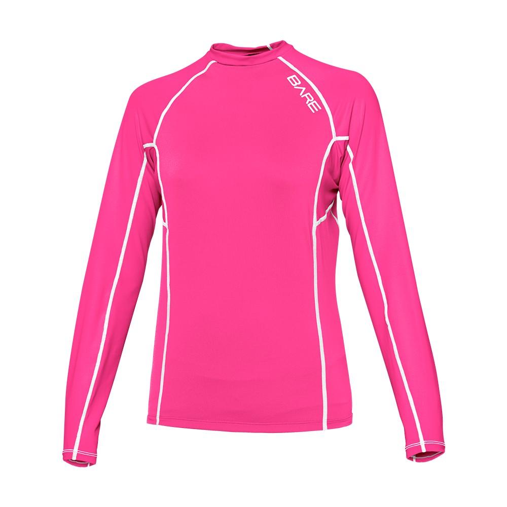 Open Box Bare Sunguard, Long Sleeve, Womens-Pink-L-