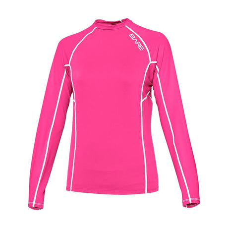 Open Box Bare Sunguard, Long Sleeve, Womens-Pink-L-