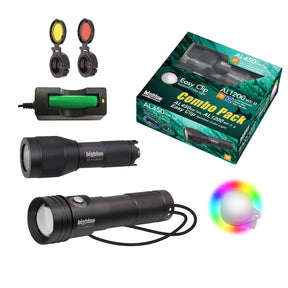 Open Box BigBlue Combo Pack: AL450NM Tail & AL1200WP-II & Easy Clip Rainbow-Very Good-