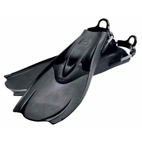 Open Box Hollis Scuba Diving F-1 Bat Fin-Black-Regular-