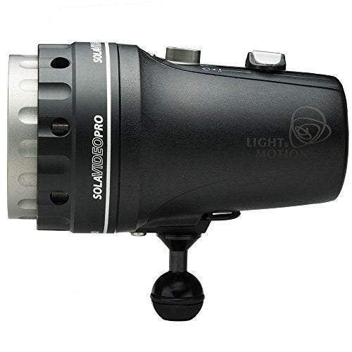 Open Box Light & Motion Sola Video Pro 9600 FC Underwater Light, Black/Titanium-