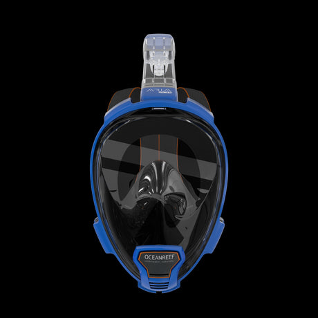 Open Box Ocean Reef Aria QR+ with Camera Holder Snorkeling Mask and Snorkie Talkie-